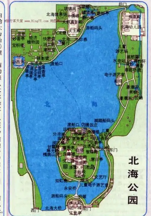 北海公园地图全图查询
