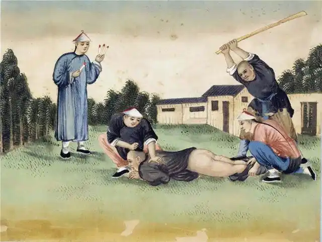 西班牙图书馆保存的清代酷刑写实绘画!