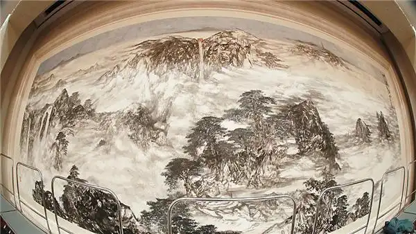 鱼眼镜头下人民大会堂的那些珍贵画作