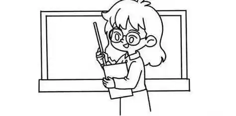 美丽又好看语文老师简笔画画法图解 简单又漂亮语文老师简笔画怎么画