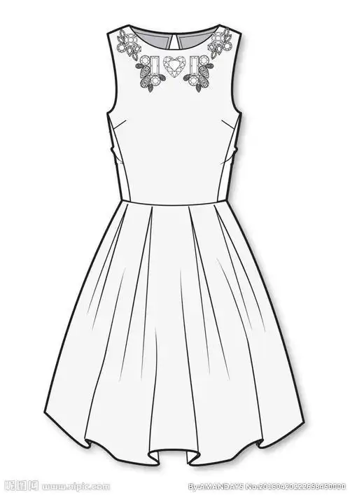 连衣裙简笔画连衣裙简笔画简单又漂亮