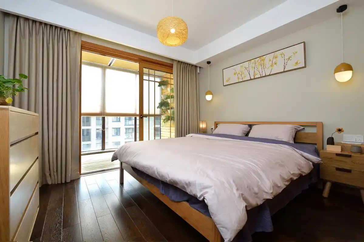 日式风格三居卧室装修效果图