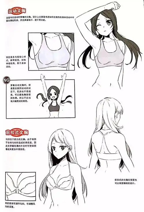 【干货】内衣的详细画法!了解一下?