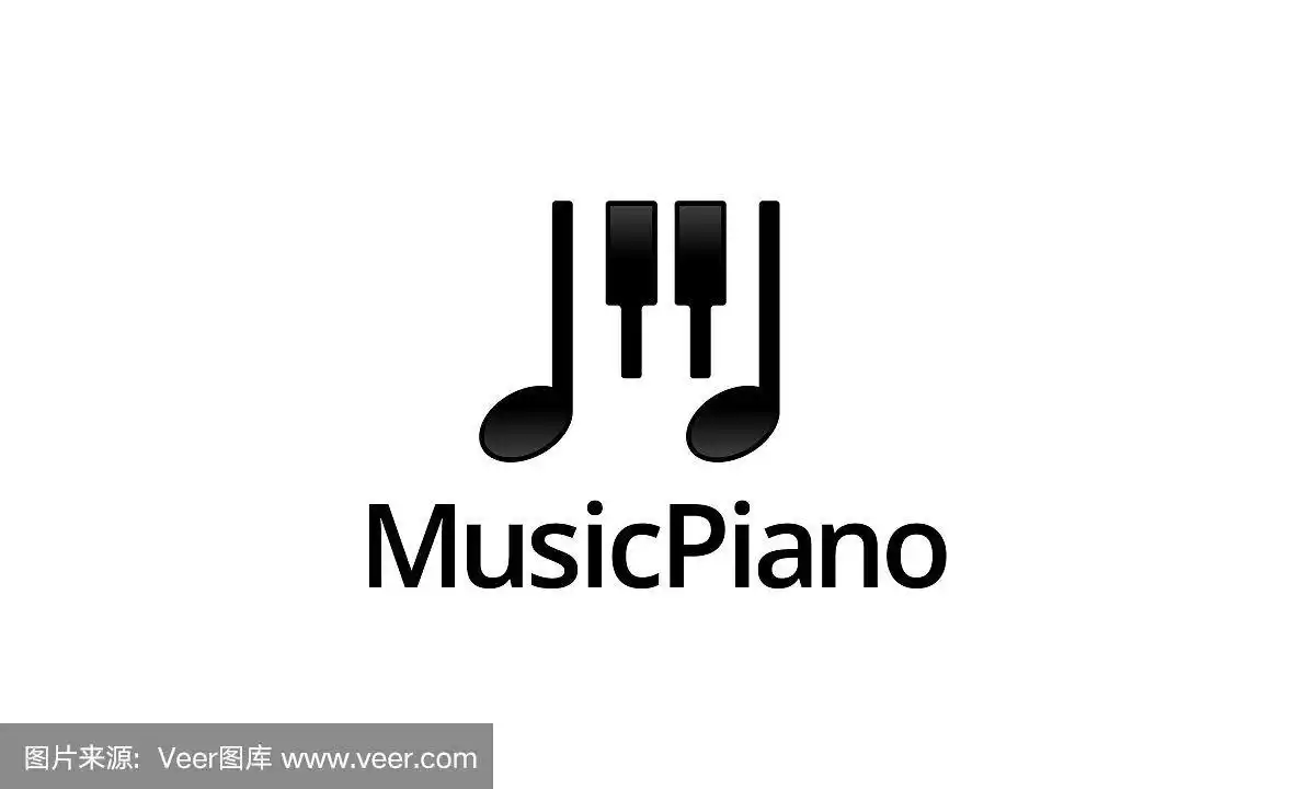 音乐钢琴标志设计理念