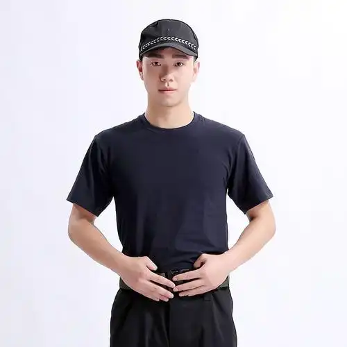 单位公务短袖作服训圆领衫体能服男女夏季作训警棉质衫警务训练警t恤
