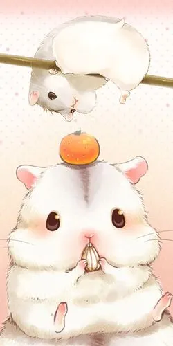 一波波可爱的小仓鼠心完全被萌化了