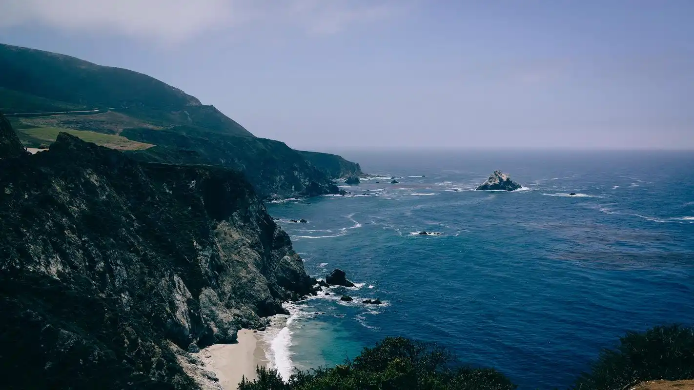 壮观的海岸风景摄影高清宽屏壁纸