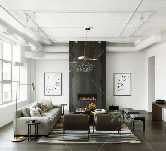 重金属狂潮的魅力让人无法自拔 现代工业风家居设计美图