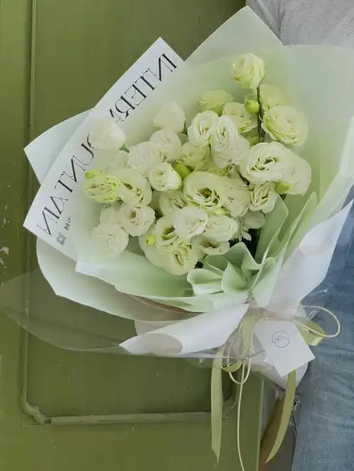 白绿色洋桔梗运城花店