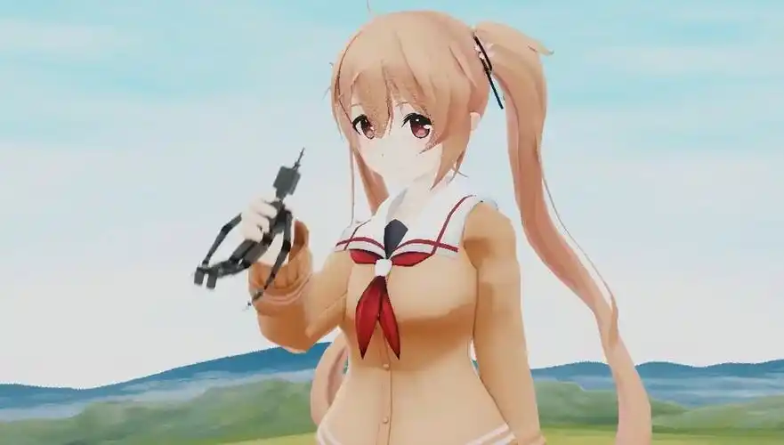 巨大娘对战机器人 抽象化 巨大娘的诅咒 巨大化 [mmd giantess]