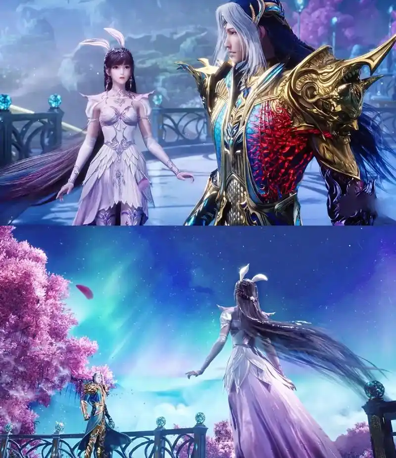 看呐!三舞在神界也超级幸福的~#斗罗大陆唐三小舞 #绝世唐门 - 抖音