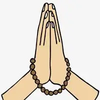 佛教唯美侧面合十图片 唯美双手合十拜佛图片_微信头像图片大全