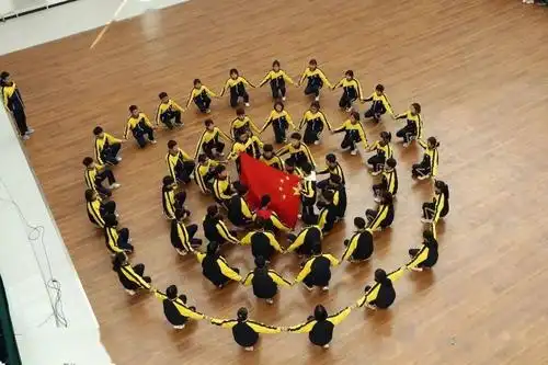 武邑职教中心举行队列队形比赛活动