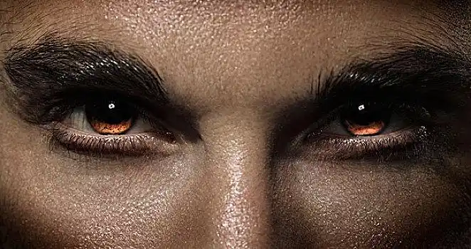 男人,凶恶,眼睛