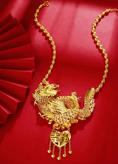 黄金婚嫁项链4大款式,寓意美好且经典耐看_爱情_一生一世_如意