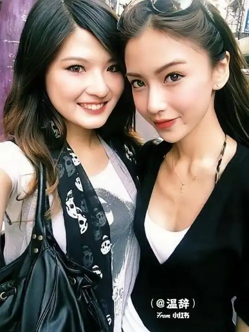 angelababy早期合照