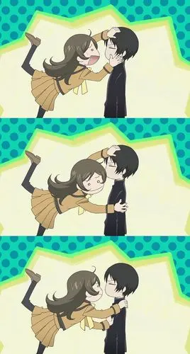 元气少女缘结神三宫格动漫壁纸