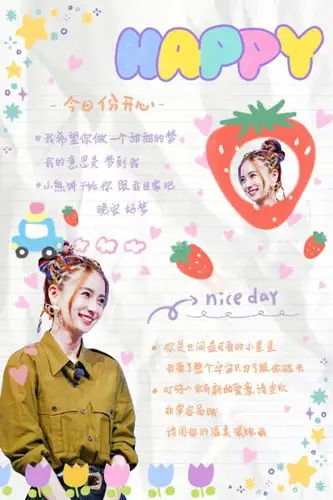 爱豆手帐,看看有没有你家爱豆