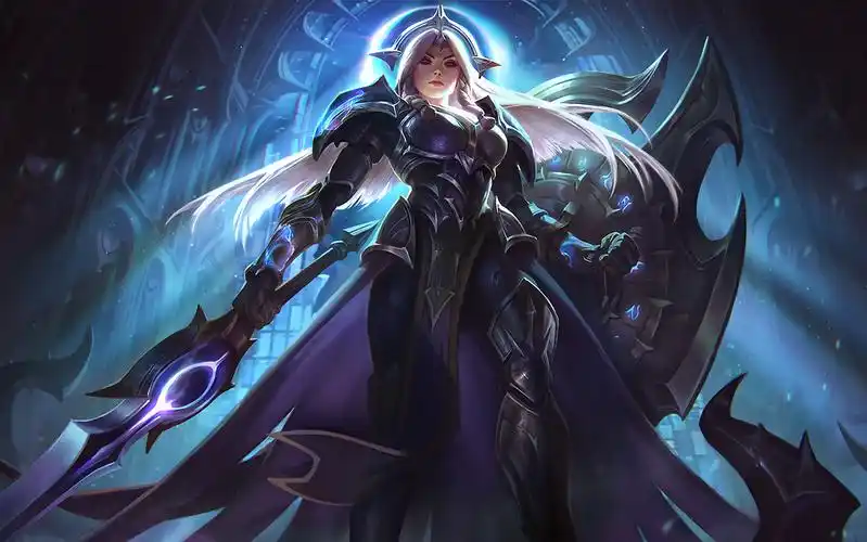 慢慢实况:曙光女神新皮肤 月冕蕾欧娜实战!