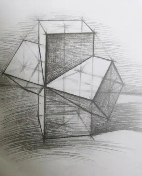 素描几何体写生——多面体