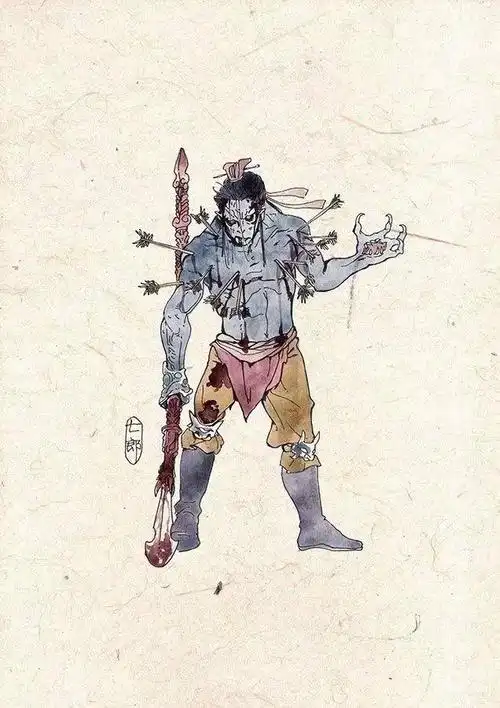 的鬼怪生物,据说他经常在空中飞行,吸吮人的血肉,由于长期生长在阴间