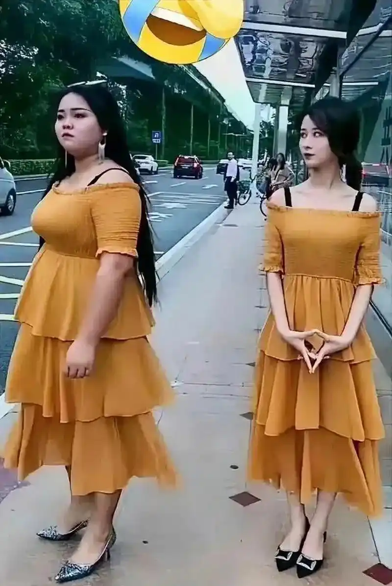 有两个一胖一瘦的女孩,给大家表演胖瘦二人组合吟诗作对!