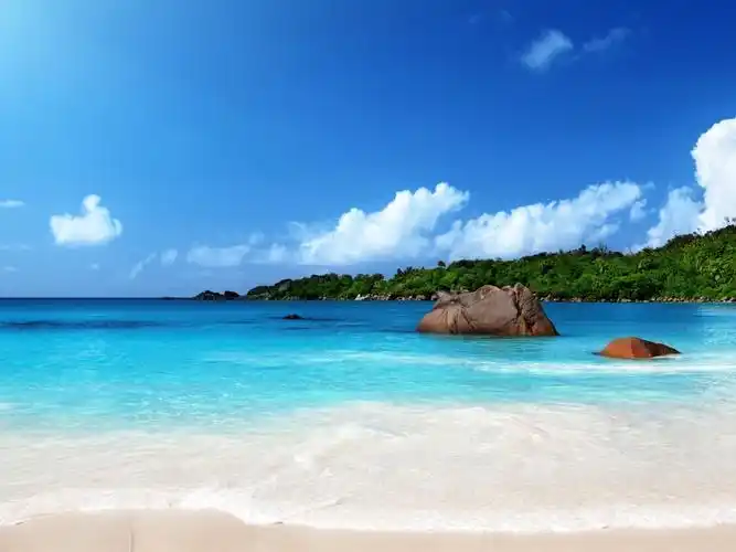 热带海滩阳光-夏季风光高清壁纸