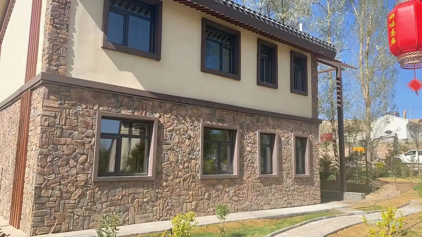 外墙文化砖粘贴效果,工厂批发