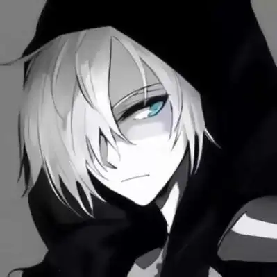 世界再大也要流浪去,黑白男动漫霸气冷酷无情-卡通头像