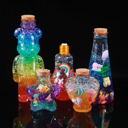 水宝宝diy手工制作材料包水晶球玩具吸水珠海洋水晶宝宝pet塑料瓶