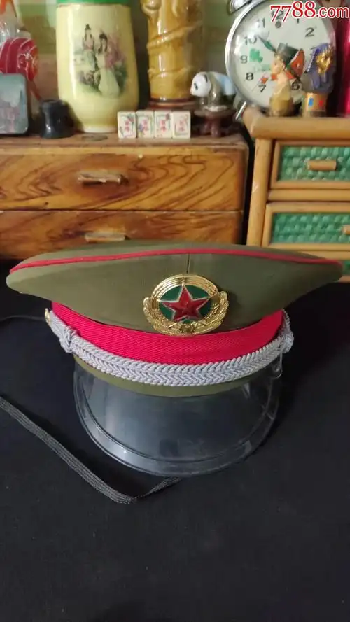 上世纪80-90年代棉质解放军帽子戴帽徽.第4弹
