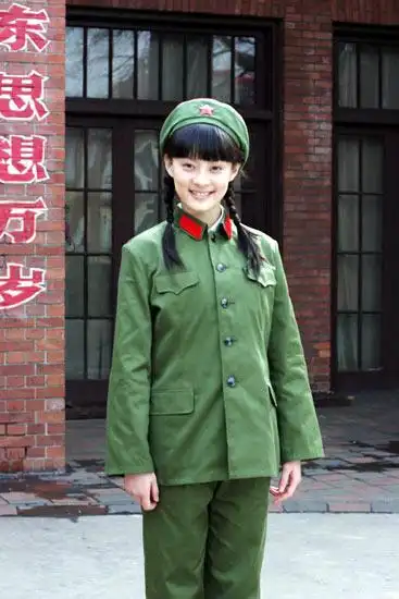 孙俪穿军装