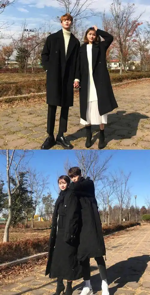 穿上甜甜的情侣装一起出去玩