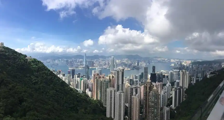 太平山山顶风景很美,香港一览无余.杜莎夫人蜡像馆也很有意思.