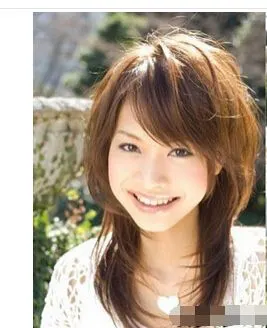 今年流行长碎发发型的图片(4)