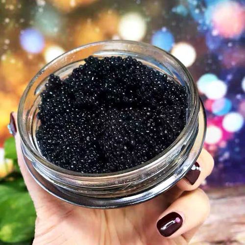 俄罗斯鱼子酱鲟鱼子酱进口黑鱼子酱寿司料理鱼籽酱105克105克黑鱼子酱