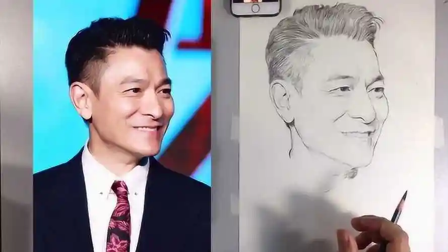 画一幅简单的刘德华