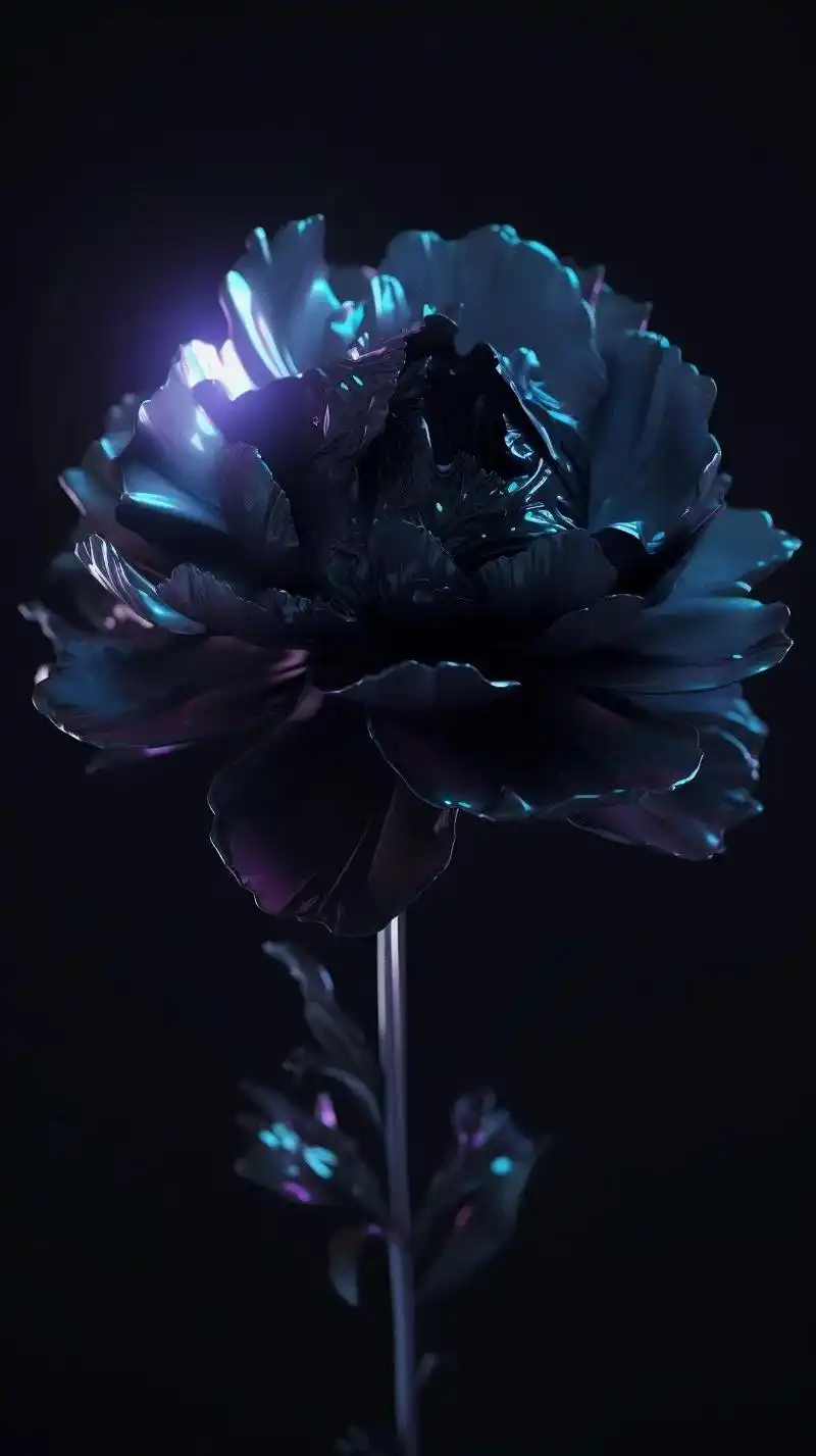 唯美黑暗系花朵