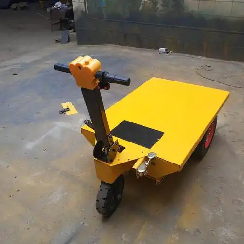 手推车 电动静音小推车 平板手推拉货小推车 电动静音搬运车