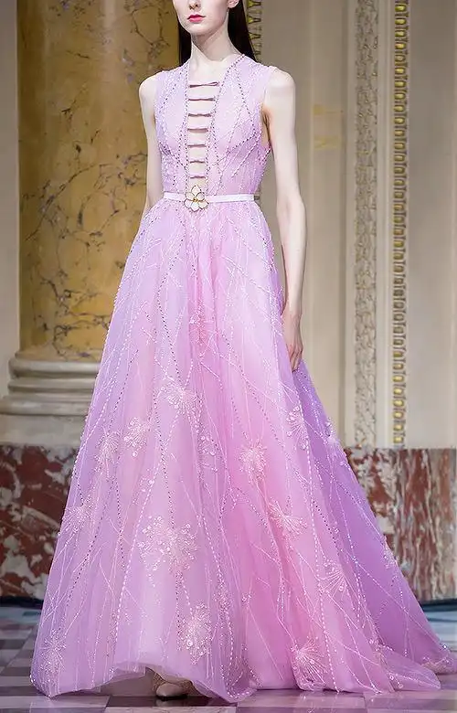 georgeshobeika最美秀场仙女系高定礼服又是春风拂柳时