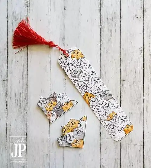 这么美的书签都是自己做的!!!_文艺