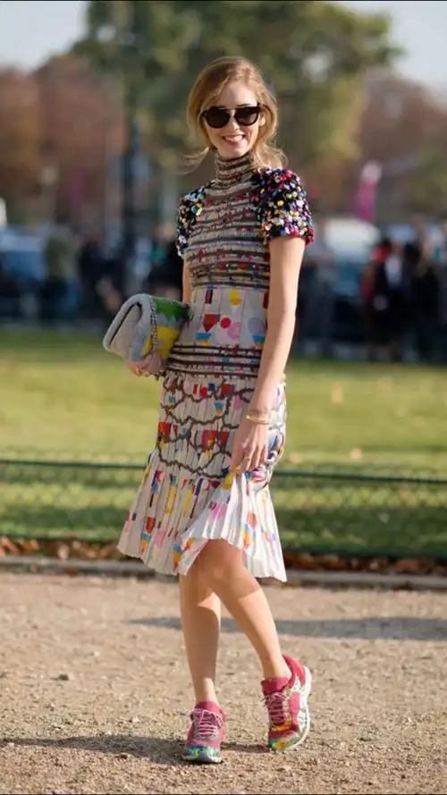 欧美型人 明星出街 街拍 时尚博主 chiara ferragni