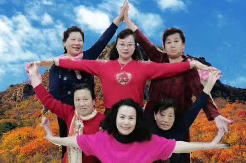 六朵金花五角星