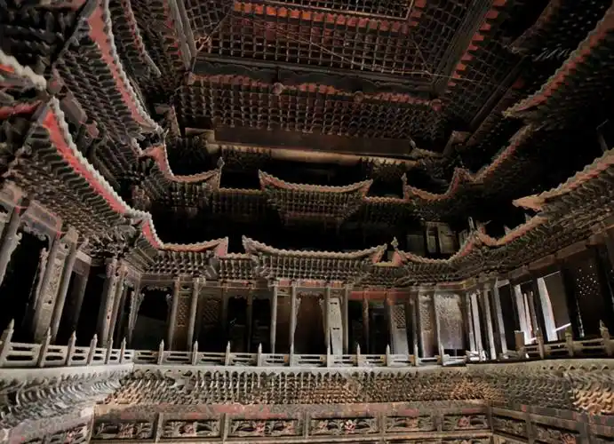 陕西公输堂明代木建筑瑰宝