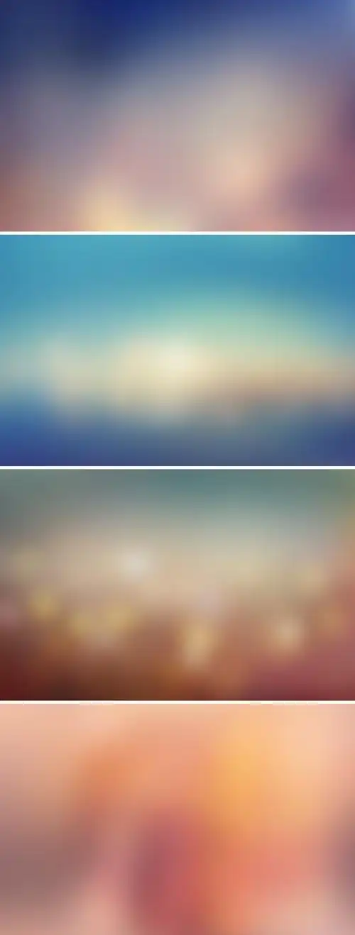 4张模糊背景图片