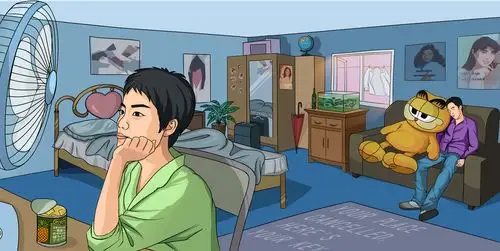 重庆森林原创插画