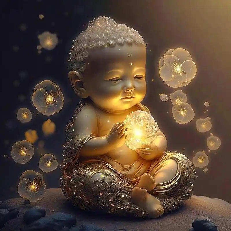 可爱的小佛 【祈福】见佛好运,保佑平安顺遂,逢凶化吉,遇难成祥,诸事