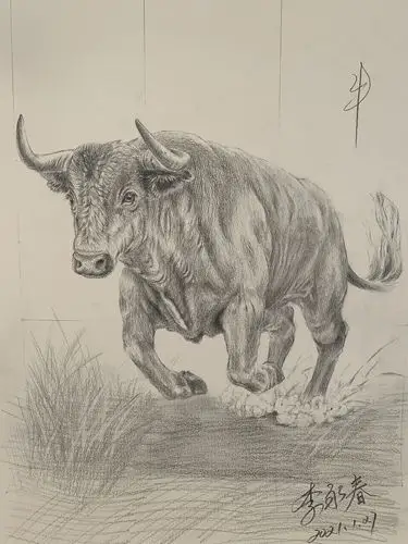 牛年画牛