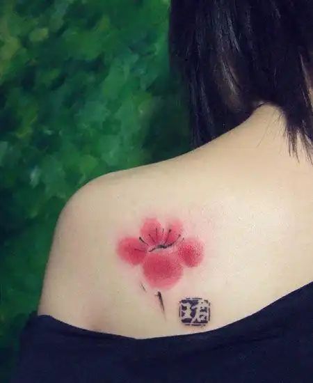 梅花纹身_梅花纹身图案_纹身梅花图片大全_第16页 - 纹身秀