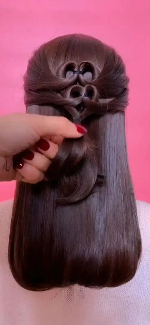 新年必扎的爱心发型,小仙女们赶快收藏起来吧!